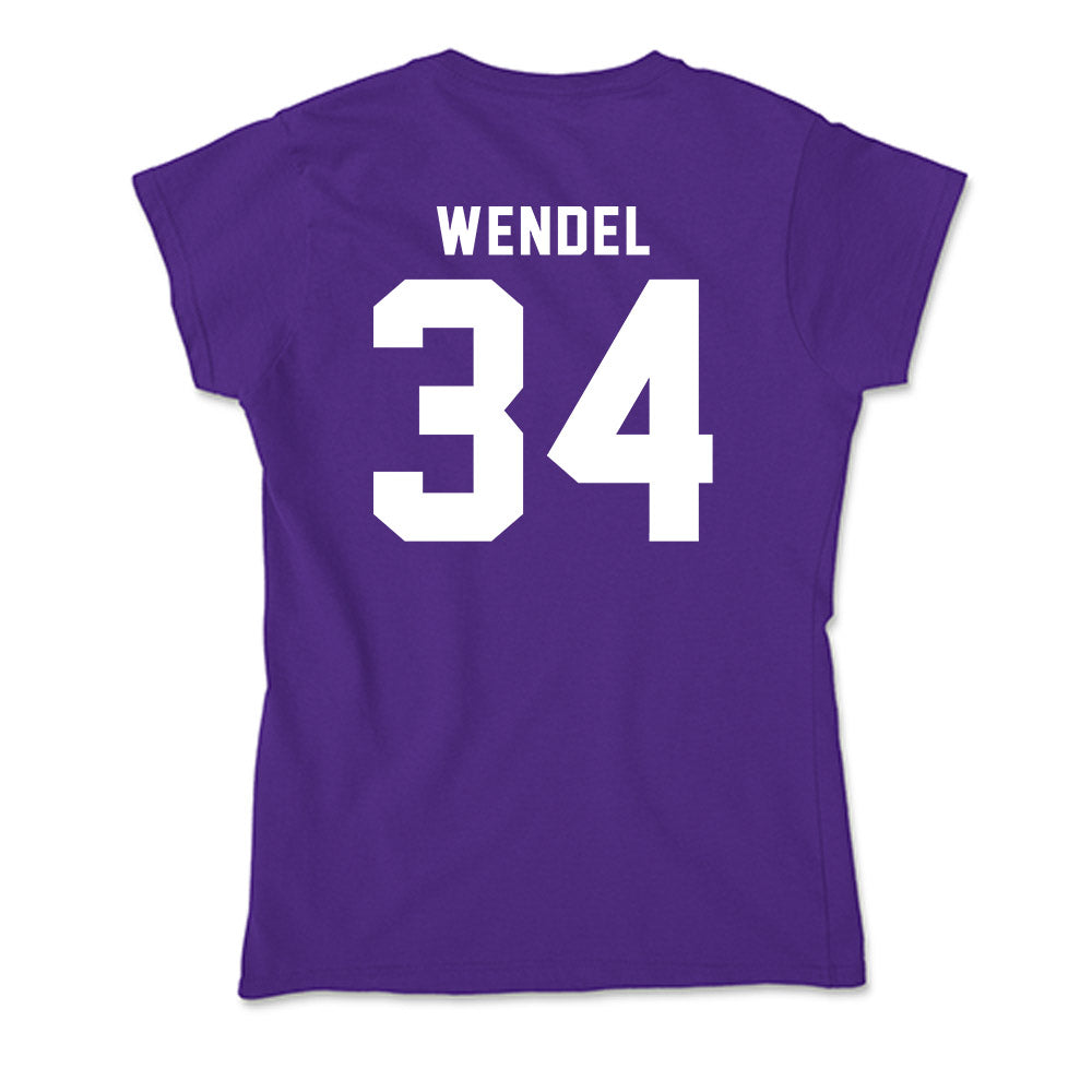 Tarleton State - NCAA Baseball : Ethan Wendel - Soft Style Women’s T-Shirt-1