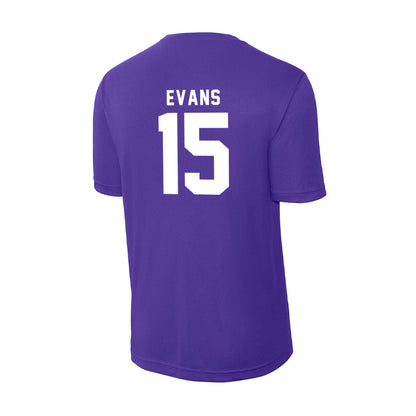 Tarleton State - NCAA Men's Basketball : Caleb Evans - Activewear T-Shirt-1