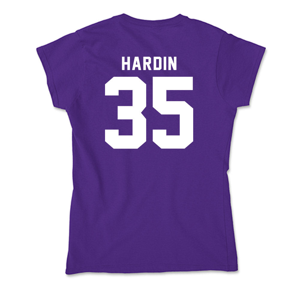Tarleton State - NCAA Baseball : Andrew Hardin - Soft Style Women’s T-Shirt-1