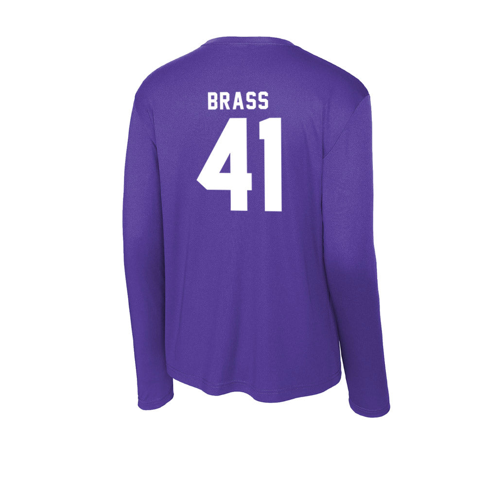 Tarleton State - NCAA Football : Reid Brass - Activewear Long Sleeve T-Shirt-1