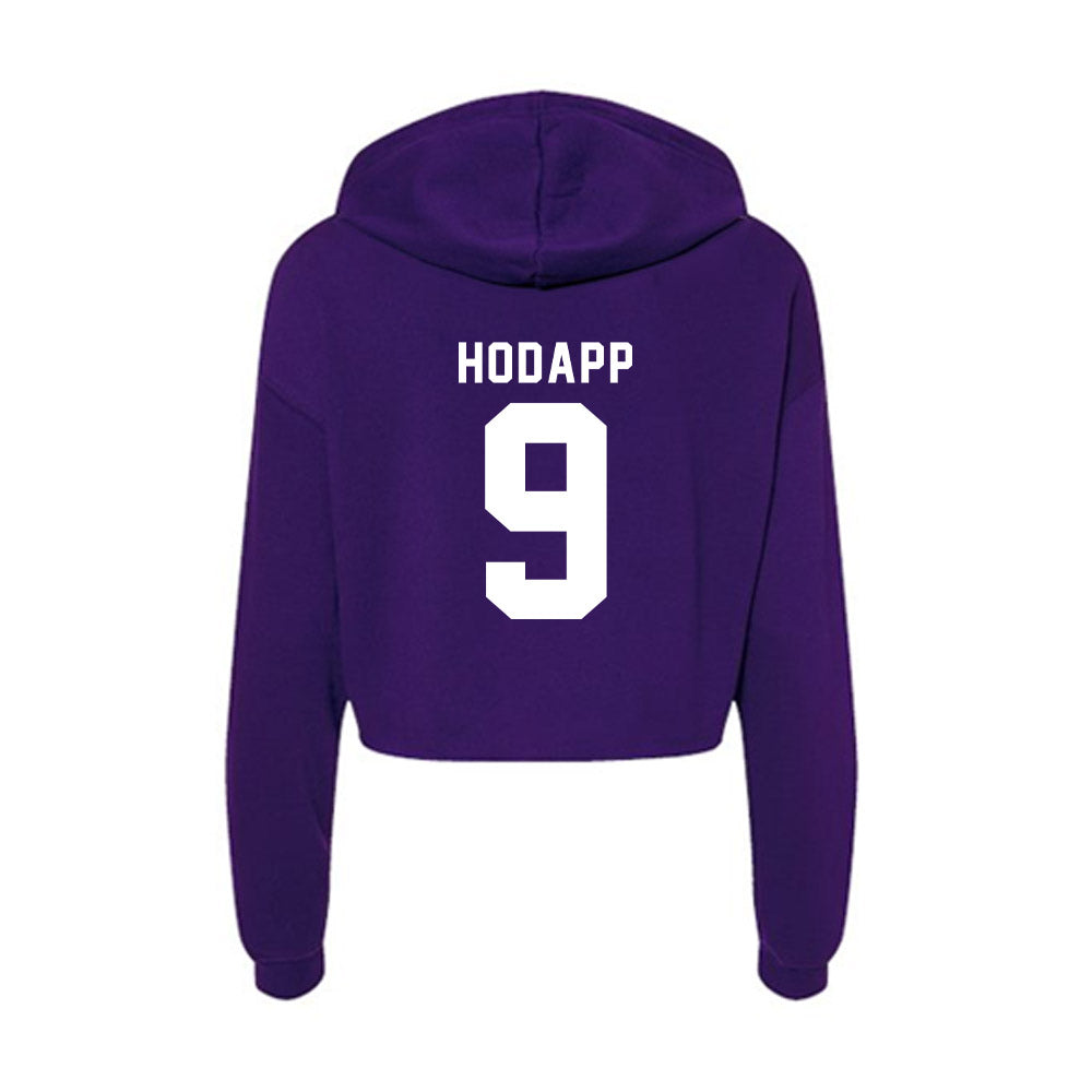 Tarleton State - NCAA Beach Volleyball : Lexie Hodapp - Women's Crop Fleece Hoodie-1
