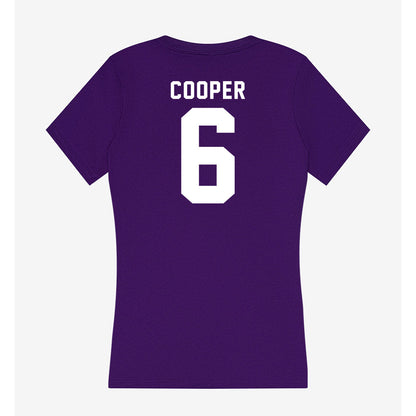 Tarleton State - NCAA Football : Darius Cooper - Women's V-Neck T-Shirt-1