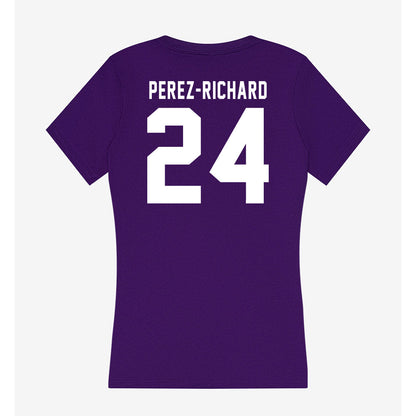 Tarleton State - NCAA Women's Basketball : Jaylynn Perez-Richard - Women's V-Neck T-Shirt-1