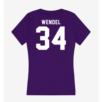 Tarleton State - NCAA Baseball : Ethan Wendel - Women's V-Neck T-Shirt-1