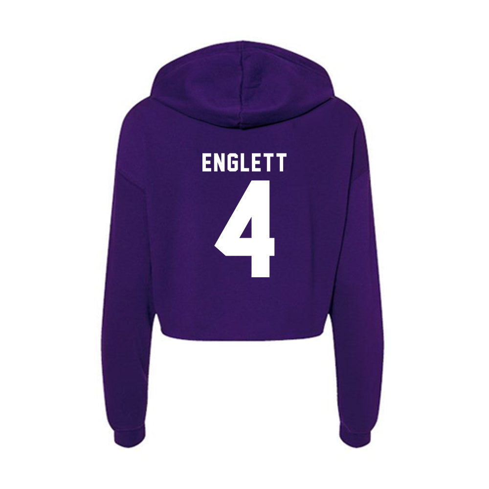 Tarleton State - NCAA Baseball : Brady Englett - Women's Crop Fleece Hoodie-1