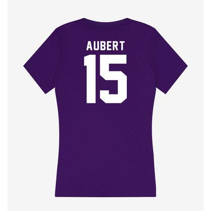 Tarleton State - NCAA Football : Jadan Aubert - Women's V-Neck T-Shirt-1
