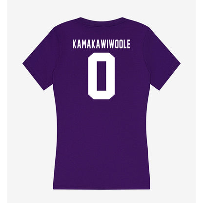 Tarleton State - NCAA Football : Kaunaoa Kamakawiwoole - Women's V-Neck T-Shirt-1