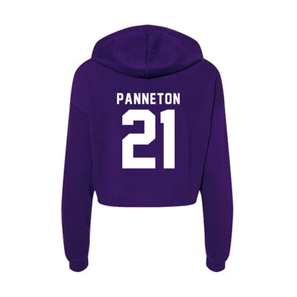 Tarleton State - NCAA Baseball : Brian Panneton - Women's Crop Fleece Hoodie-1