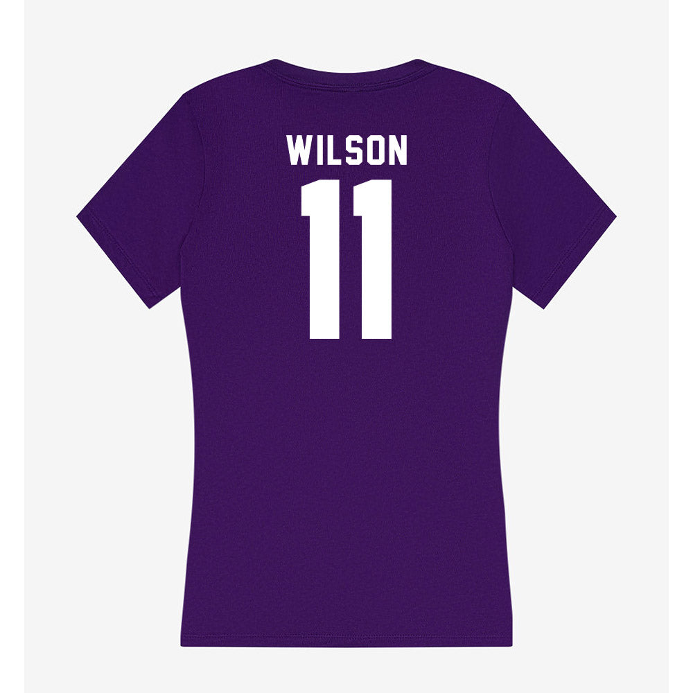 Tarleton State - NCAA Softball : Mikayla Wilson - Women's V-Neck T-Shirt-1