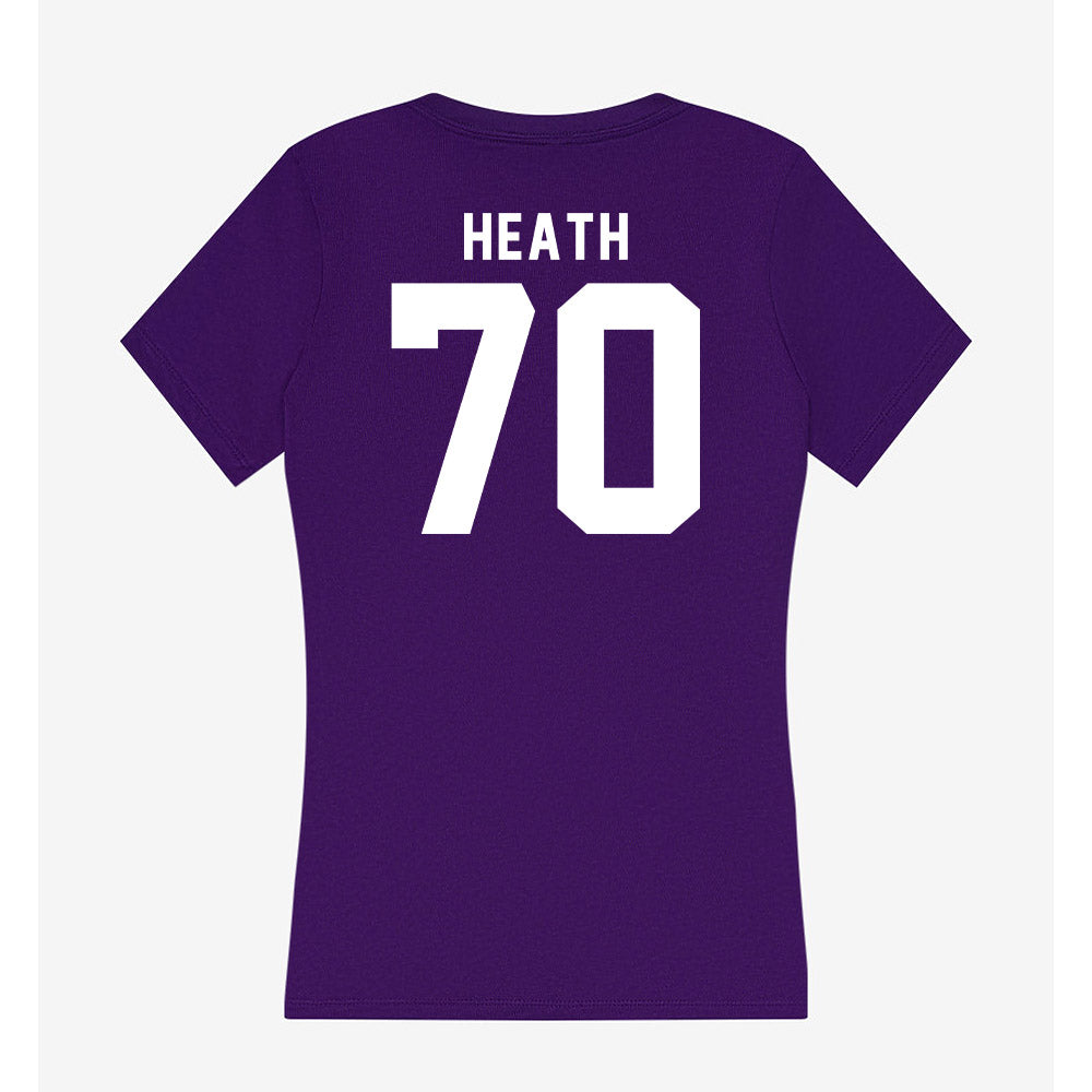 Tarleton State - NCAA Football : Antonio Heath - Women's V-Neck T-Shirt-1