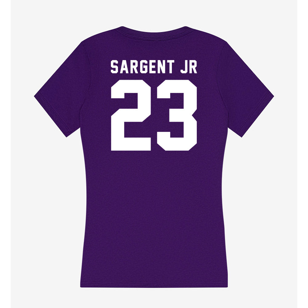 Tarleton State - NCAA Football : Adrian Sargent Jr - Women's V-Neck T-Shirt-1