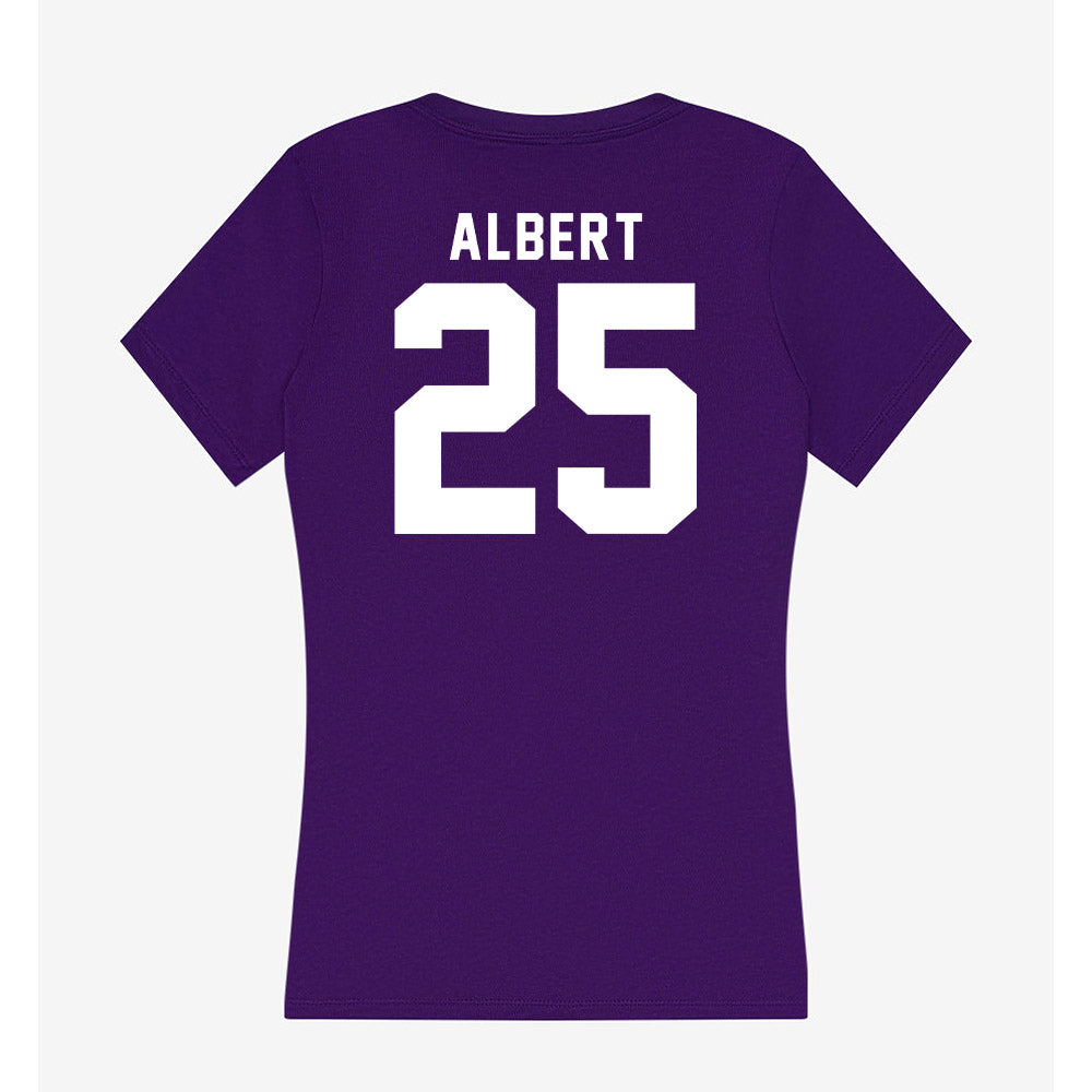 Tarleton State - NCAA Football : Steve Albert - Women's V-Neck T-Shirt-1