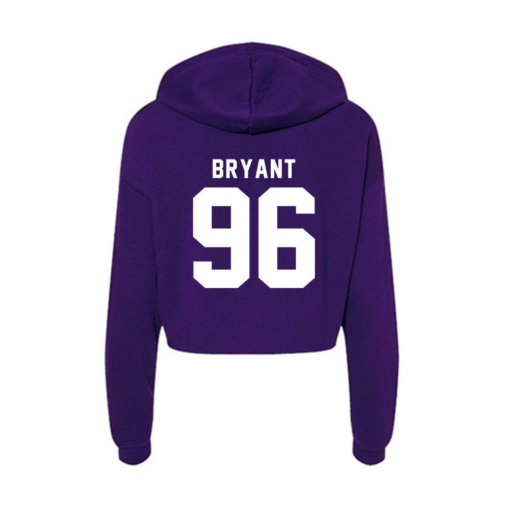 Tarleton State - NCAA Football : Deonte Bryant - Women's Crop Fleece Hoodie-1