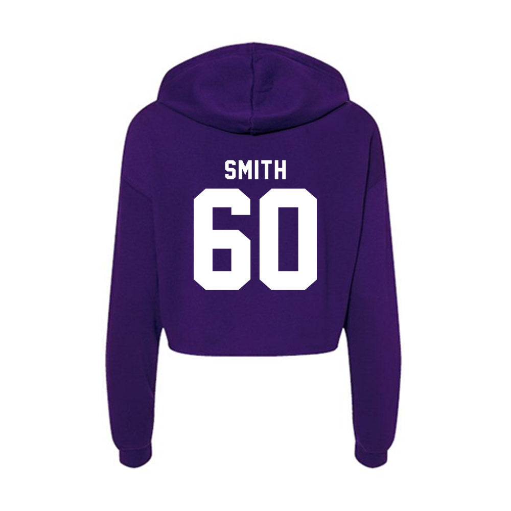 Tarleton State - NCAA Football : Hunter Smith - Women's Crop Fleece Hoodie-1