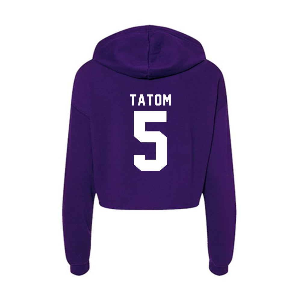 Tarleton State - NCAA Baseball : Jake Tatom - Women's Crop Fleece Hoodie-1