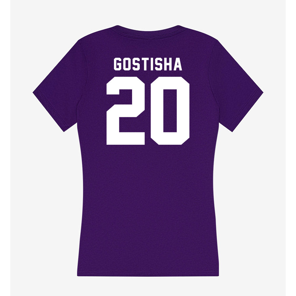 Tarleton State - NCAA Baseball : Braden Gostisha - Women's V-Neck T-Shirt-1
