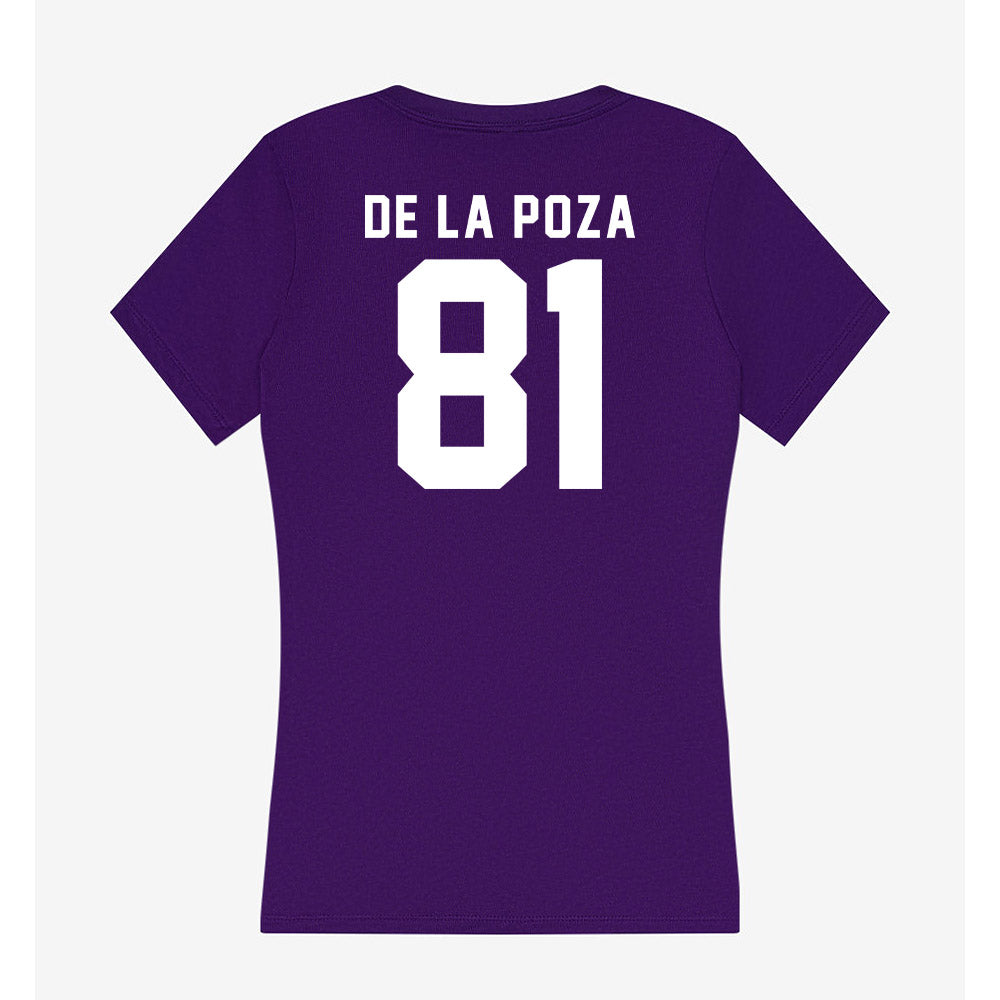 Tarleton State - NCAA Football : Alejandro De La Poza - Women's V-Neck T-Shirt-1