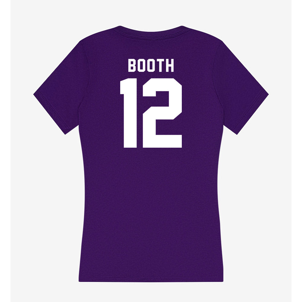 Tarleton State - NCAA Women's Basketball : Grace Booth - Women's V-Neck T-Shirt-1