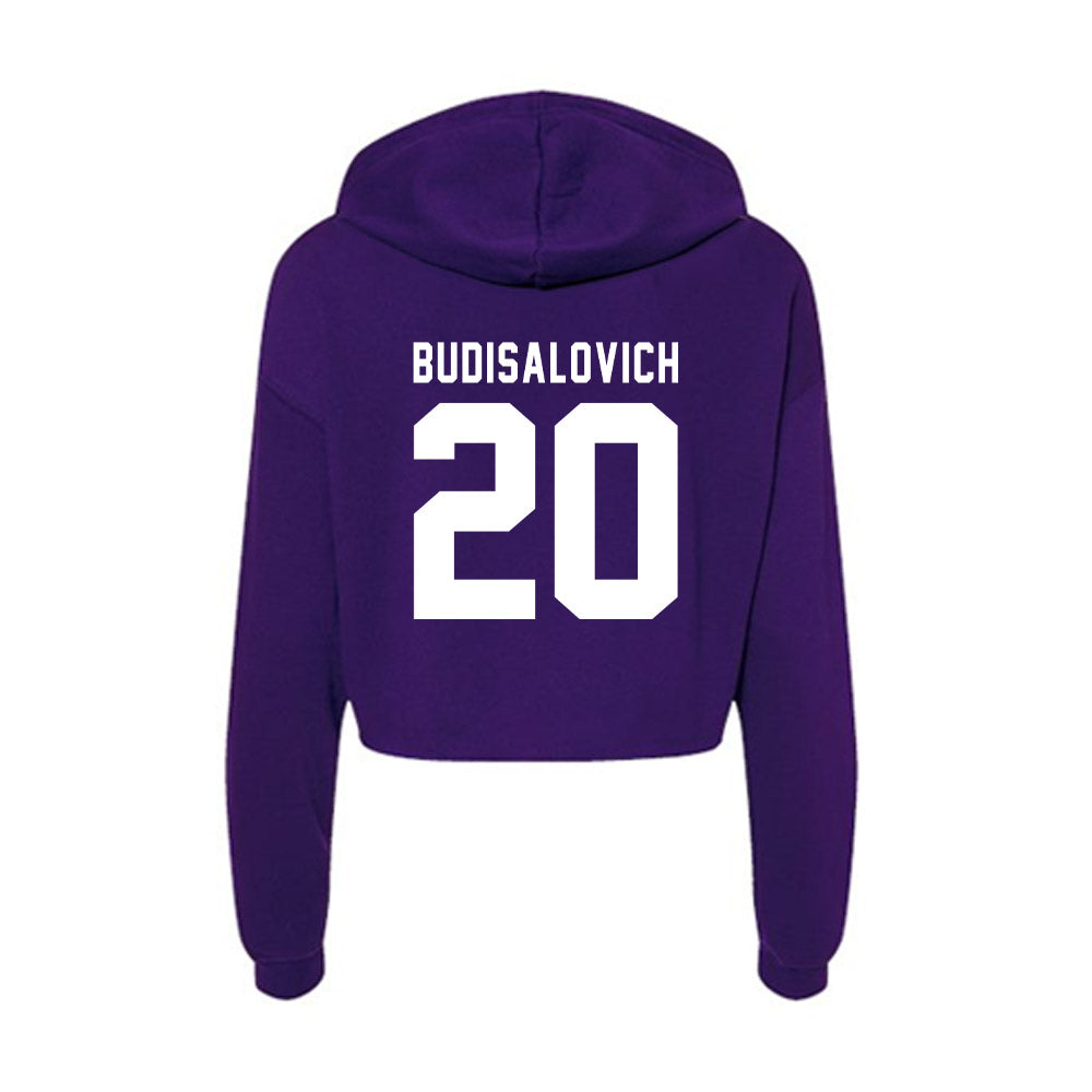 Tarleton State - NCAA Softball : Alyssa Budisalovich - Women's Crop Fleece Hoodie-1