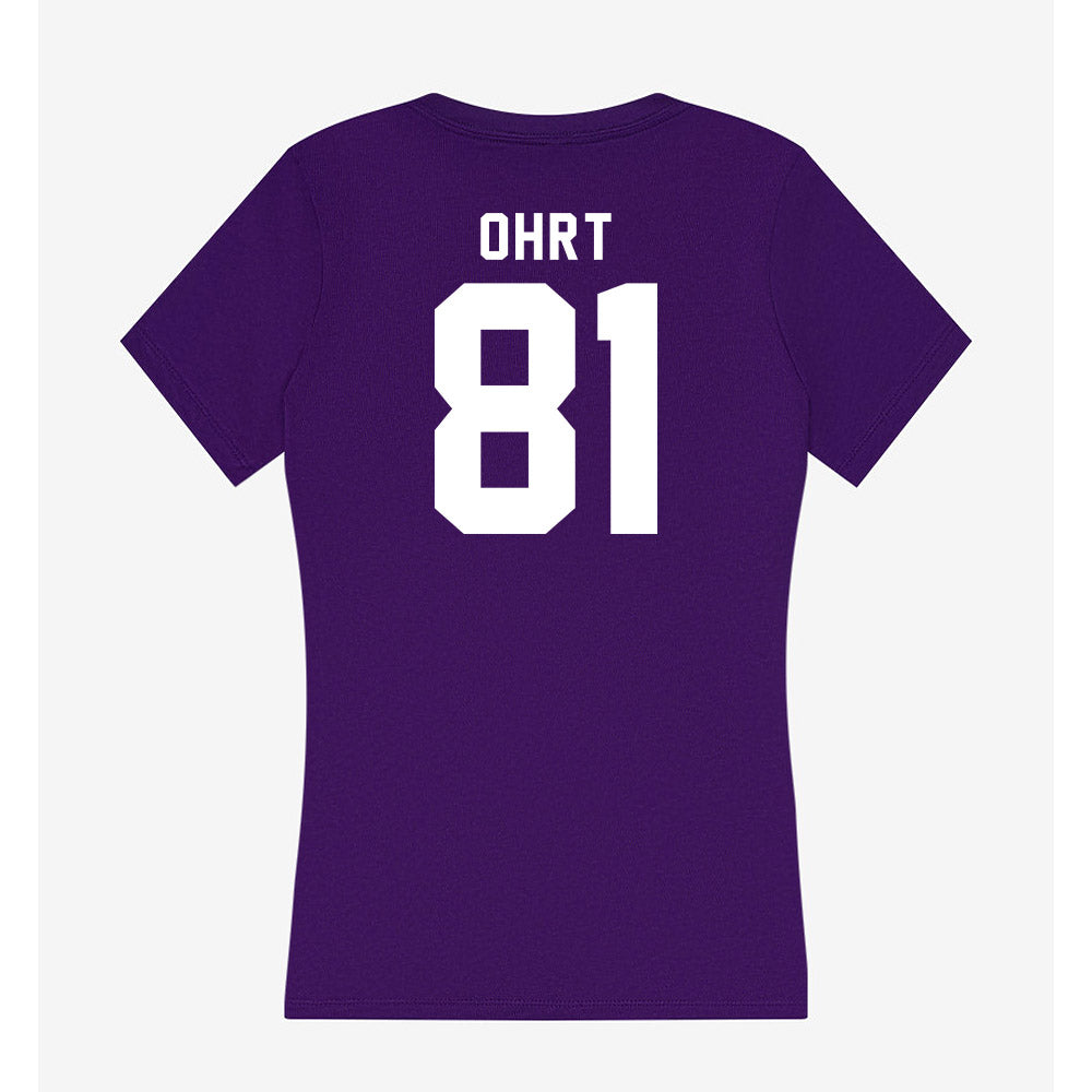 Tarleton State - NCAA Football : Fischer Ohrt - Women's V-Neck T-Shirt-1