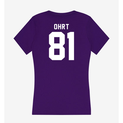 Tarleton State - NCAA Football : Fischer Ohrt - Women's V-Neck T-Shirt-1