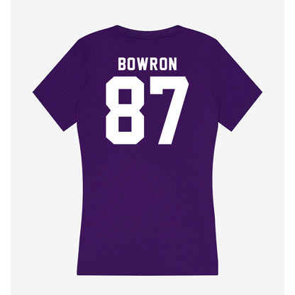 Tarleton State - NCAA Football : Wheeler Bowron - Women's V-Neck T-Shirt-1