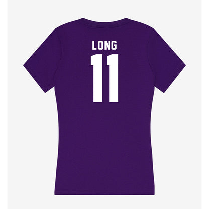 Tarleton State - NCAA Women's Basketball : Jakoriah Long - Women's V-Neck T-Shirt-1