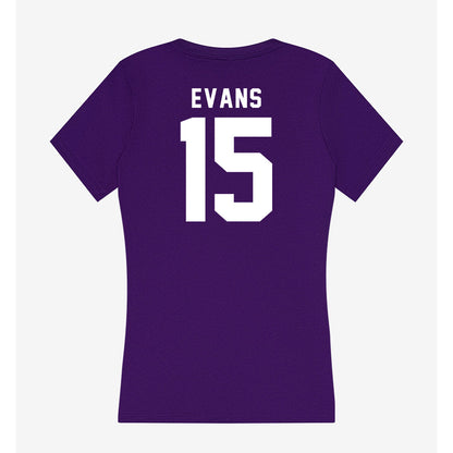 Tarleton State - NCAA Men's Basketball : Caleb Evans - Women's V-Neck T-Shirt-1