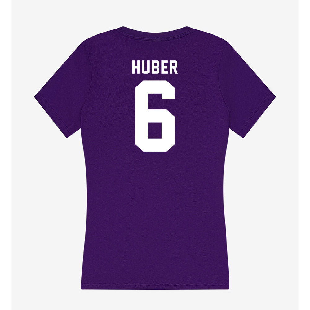 Tarleton State - NCAA Beach Volleyball : Hayden Huber - Women's V-Neck T-Shirt-1