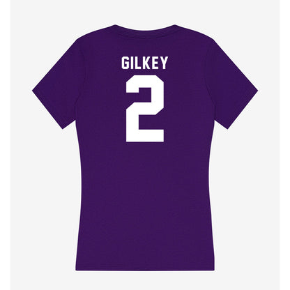 Tarleton State - NCAA Football : Jackson Gilkey - Women's V-Neck T-Shirt-1