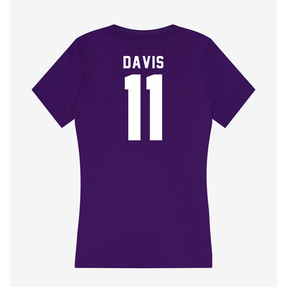 Tarleton State - NCAA Women's Volleyball : Onita Davis - Women's V-Neck T-Shirt-1