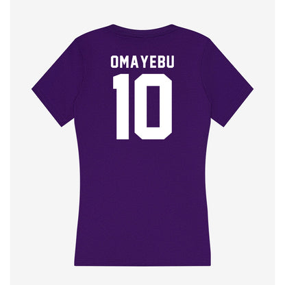 Tarleton State - NCAA Football : Benjamin Omayebu - Women's V-Neck T-Shirt-1