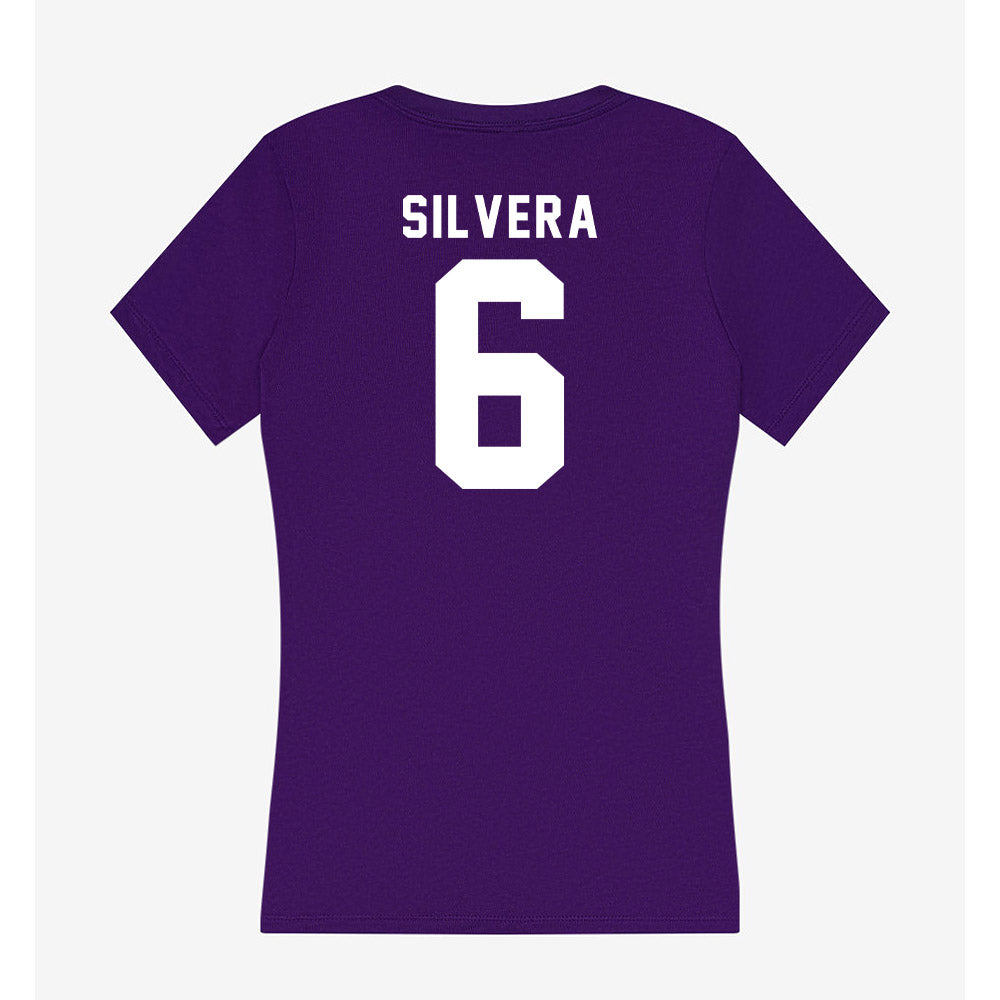 Tarleton State - NCAA Men's Basketball : Marty Silvera - Women's V-Neck T-Shirt-1