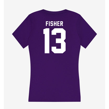Tarleton State - NCAA Football : Marsean Fisher - Women's V-Neck T-Shirt-1