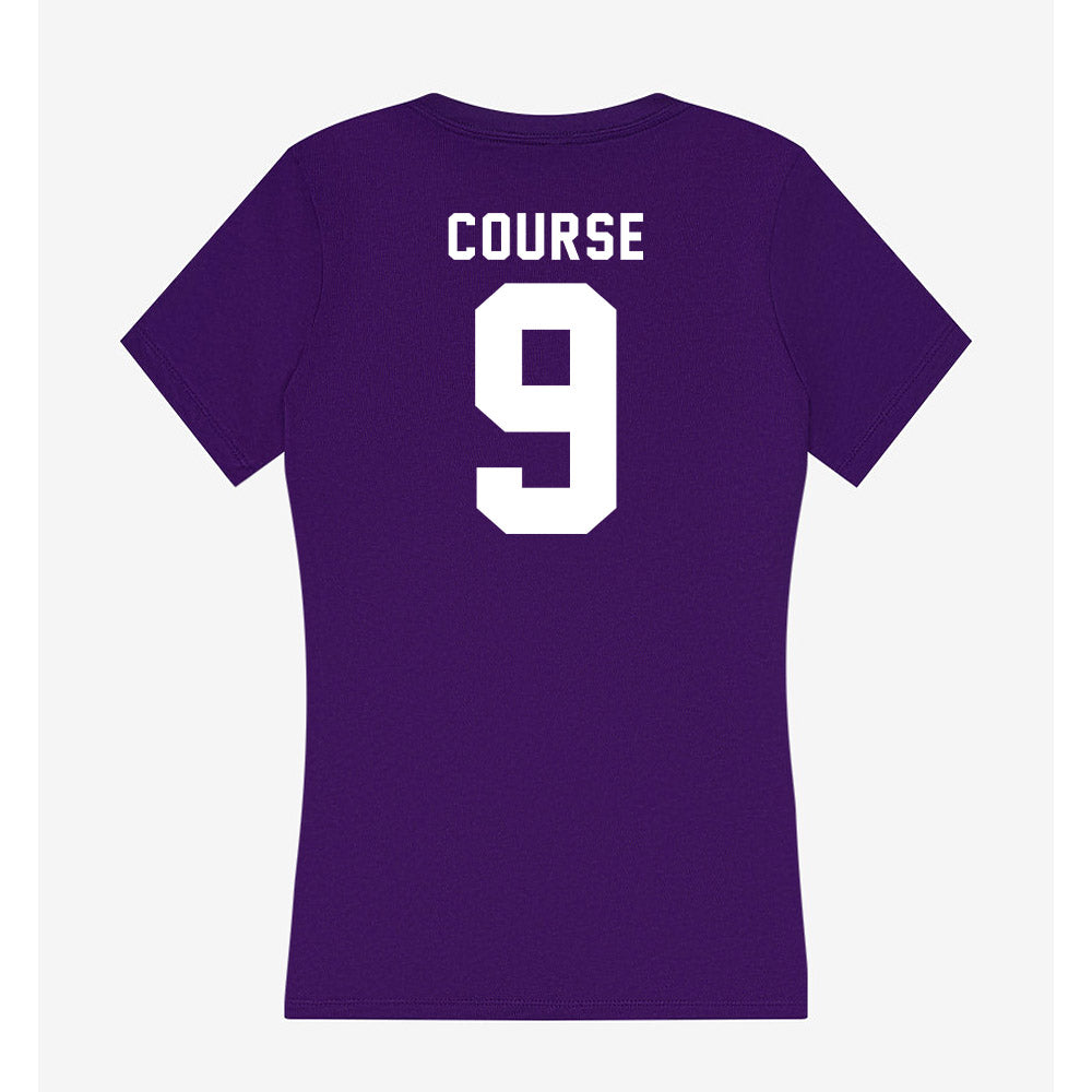 Tarleton State - NCAA Men's Basketball : Collin Course - Women's V-Neck T-Shirt-1
