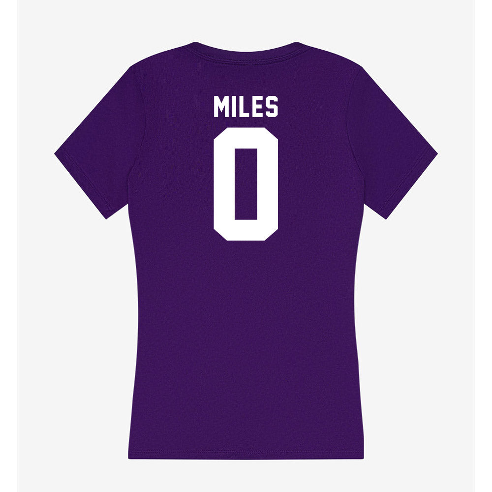 Tarleton State - NCAA Men's Basketball : Izzy Miles - Women's V-Neck T-Shirt-1