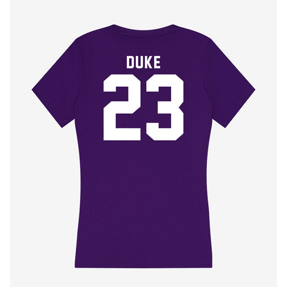Tarleton State - NCAA Softball : Jaelynn Duke - Women's V-Neck T-Shirt-1