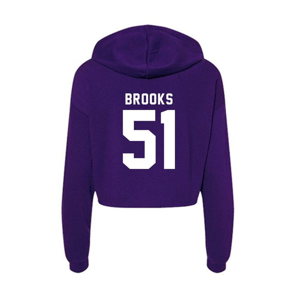 Tarleton State - NCAA Football : Dillon Brooks - Women's Crop Fleece Hoodie-1