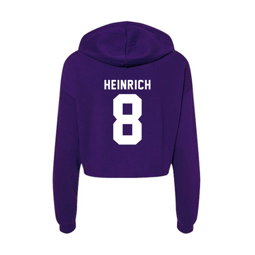 Tarleton State - NCAA Baseball : Rayner Heinrich - Women's Crop Fleece Hoodie-1