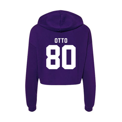 Tarleton State - NCAA Football : Dawson Otto - Women's Crop Fleece Hoodie-1