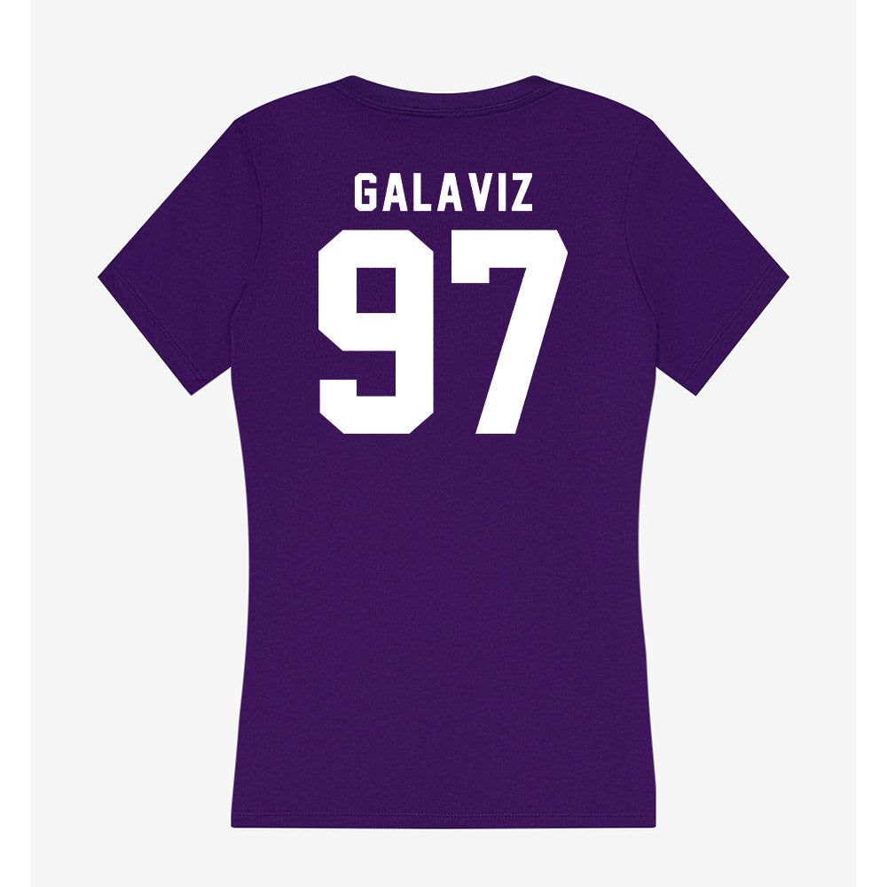Tarleton State - NCAA Football : Gianni Galaviz - Women's V-Neck T-Shirt-1