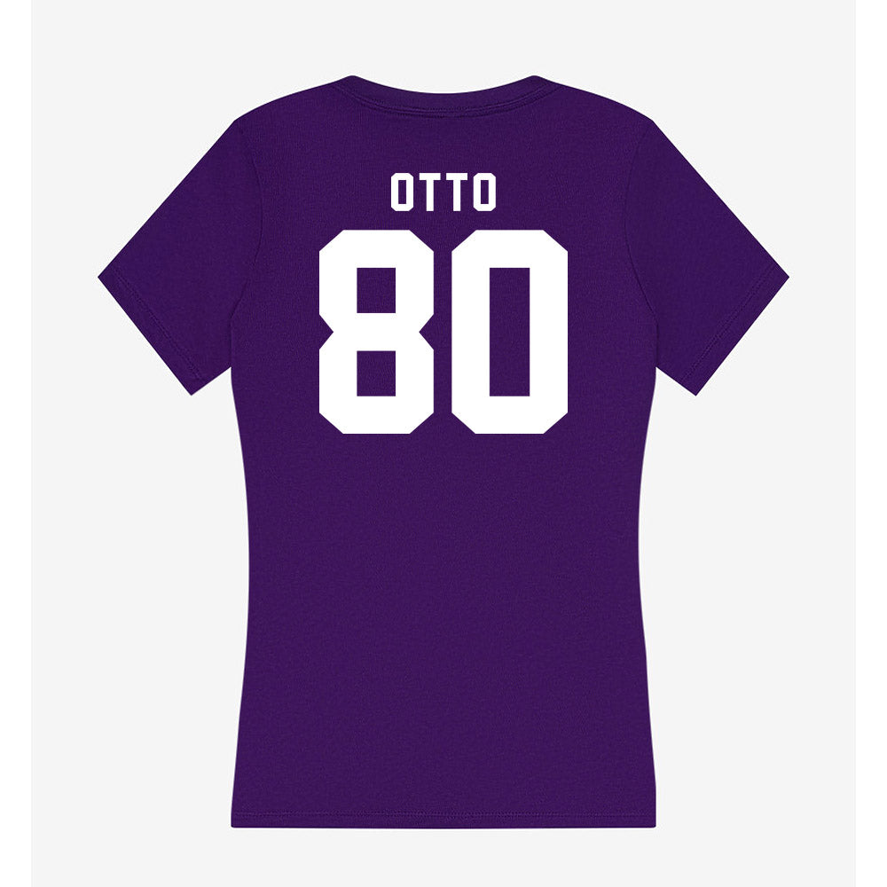 Tarleton State - NCAA Football : Dawson Otto - Women's V-Neck T-Shirt-1