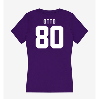 Tarleton State - NCAA Football : Dawson Otto - Women's V-Neck T-Shirt-1