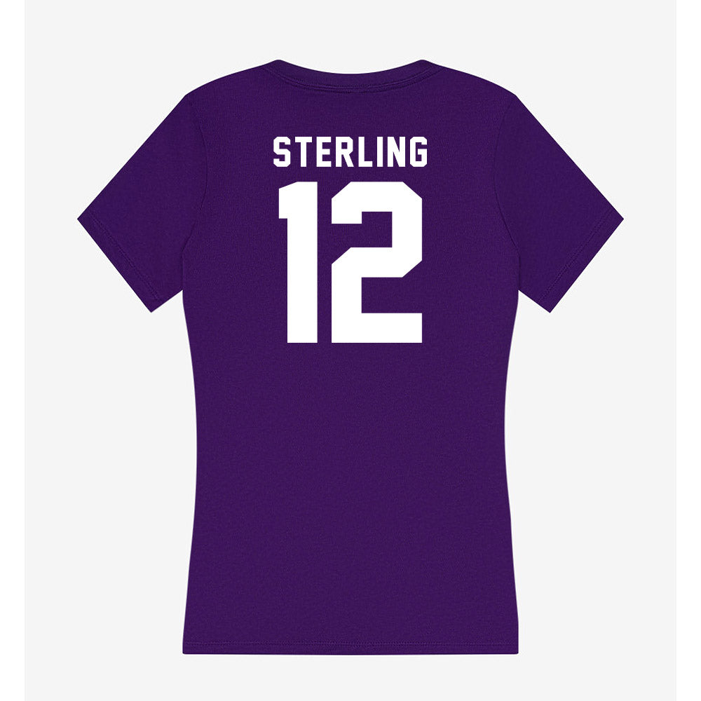 Tarleton State - NCAA Football : Devin Sterling - Women's V-Neck T-Shirt-1