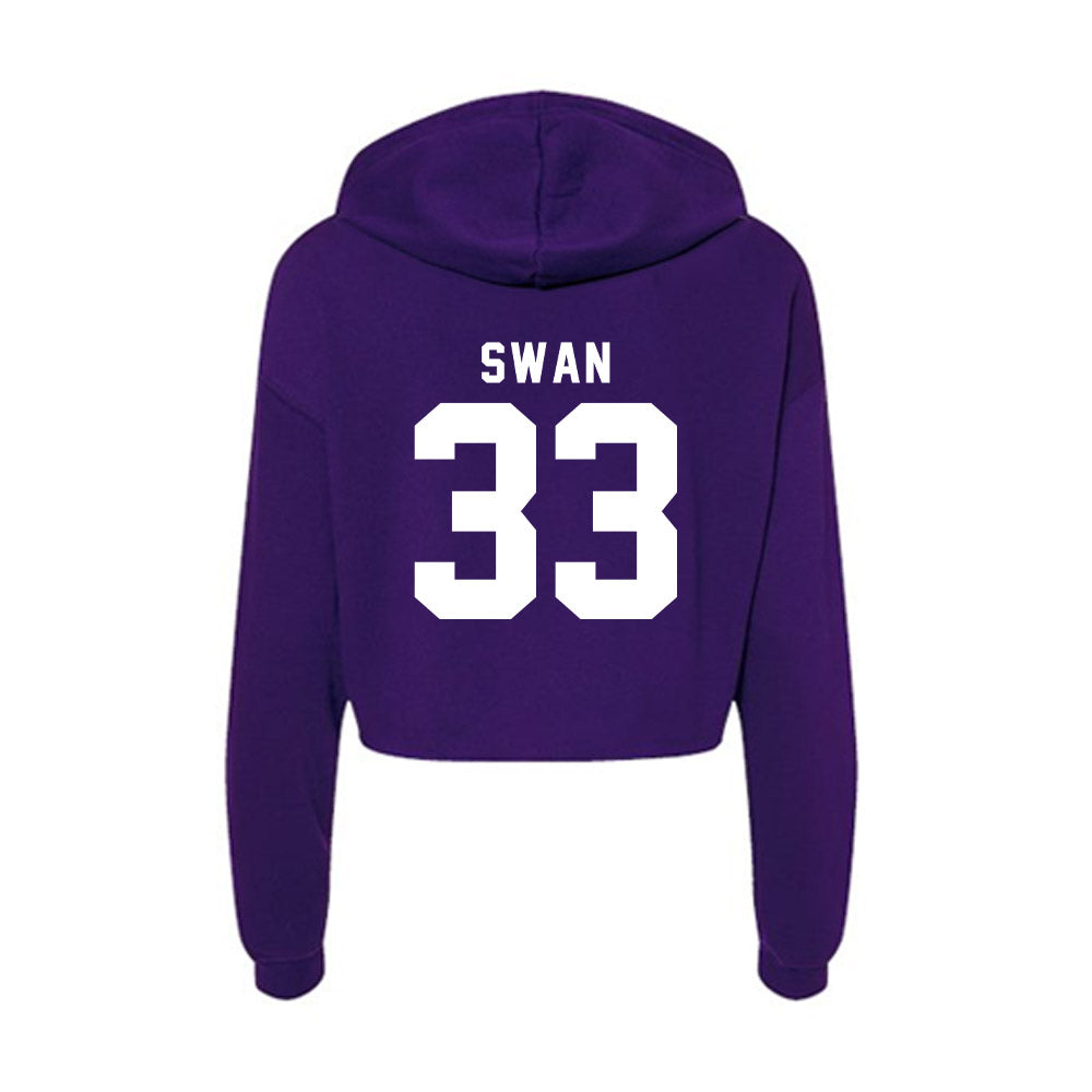 Tarleton State - NCAA Baseball : Kasey Swan - Women's Crop Fleece Hoodie-1