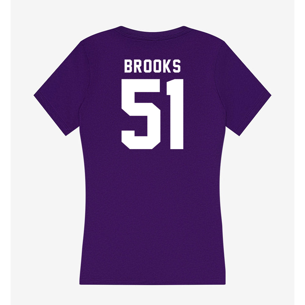 Tarleton State - NCAA Football : Dillon Brooks - Women's V-Neck T-Shirt-1