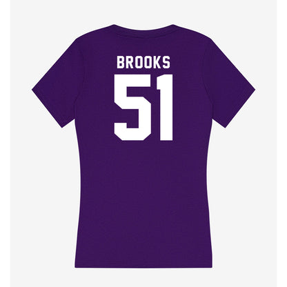 Tarleton State - NCAA Football : Dillon Brooks - Women's V-Neck T-Shirt-1