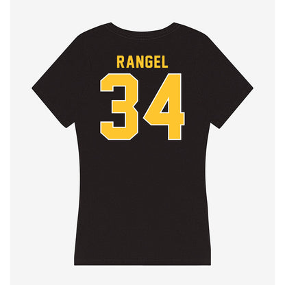 GMU - NCAA Softball : Alyssa Rangel - Women's V-Neck T-Shirt-1