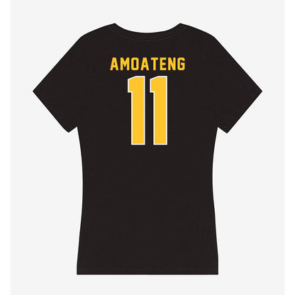 GMU - NCAA Women's Basketball : Mary Amoateng - Women's V-Neck T-Shirt-1