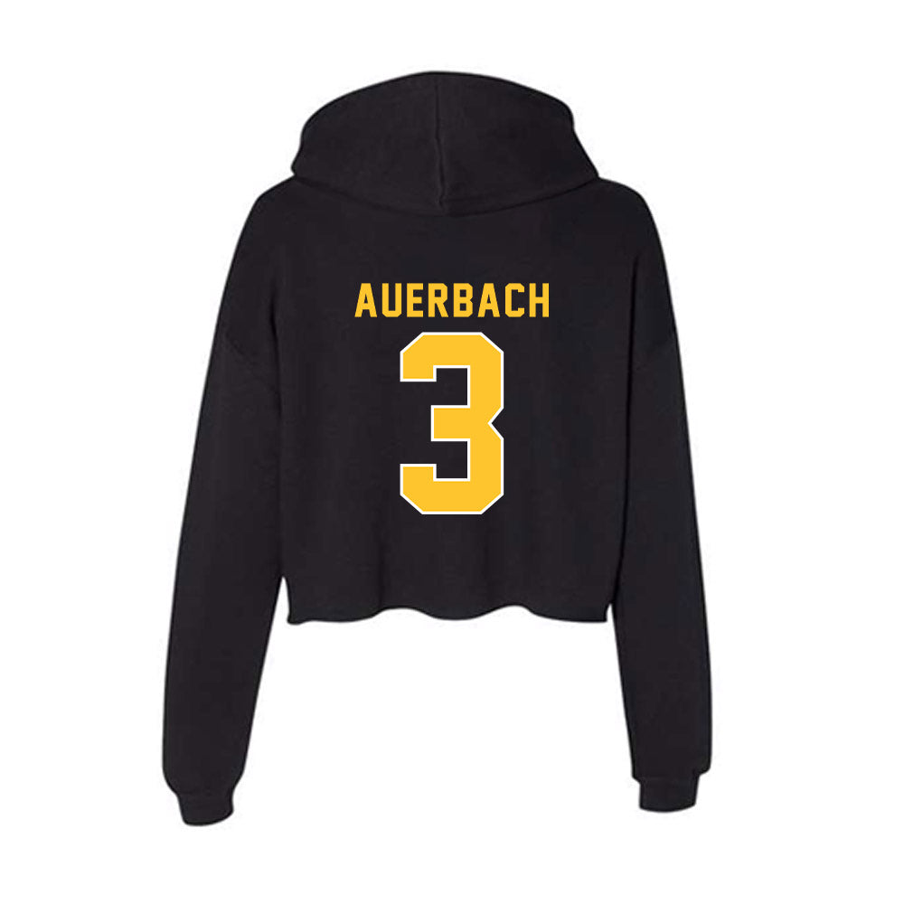 GMU - NCAA Softball : Payton Auerbach - Women's Crop Fleece Hoodie-1